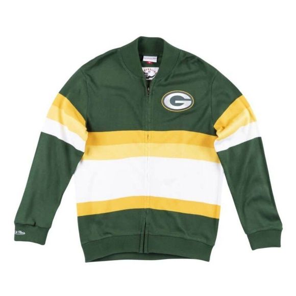 Mitchell & Ness Other - Mitchell & Ness NFL Green Bay Packers Front Stripe Full Zip Jacket